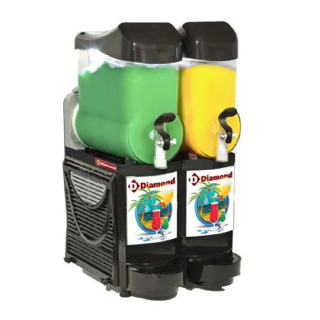 Distributeur de Boissons granita et sorbet 2 cuves de 10 L - Diamond - FABY-2/BB-R2