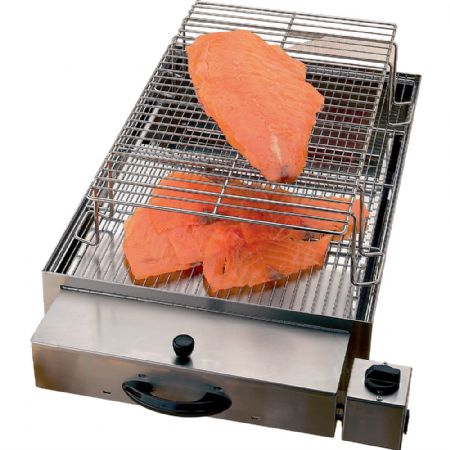 Fumoir lectrique pour aliments 2 tages 400x600 mm + 340x545mm
