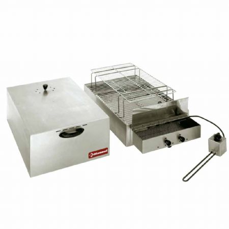 Fumoir lectrique pour aliments 2 tages 400x600 mm + 340x545mm