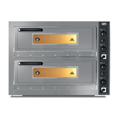 Four à Pizzas professionnel électrique Triphasé 2 chambres 2 x 5 pizzas diamètre 250 mm - Afi-Collin-Lucy - FAPE5X5 Four à Pizzas professionnel électrique Triphasé 2 chambres 2 x 5 pizzas diamètre 250 mm - Afi-Collin-Lucy - FAPE5X5
