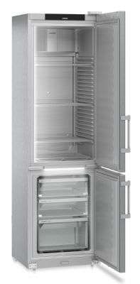 Armoire bi-temprature inox 2 porte pleines - 377L
