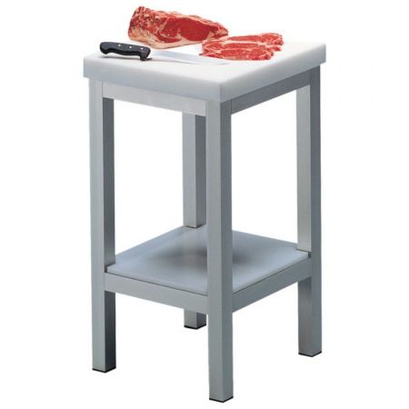 Billot boucherie avec plan polyéthylène 700x500 mm épaisseur 50 mm - Virtus - FCZ0015/F