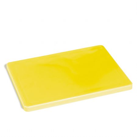 Planche  dcouper en jaune pour volaille - 450x300 mm