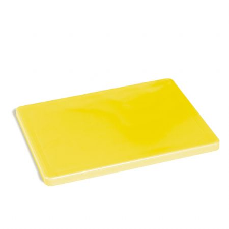 Planche  dcouper en jaune pour volaille - 530x325 mm
