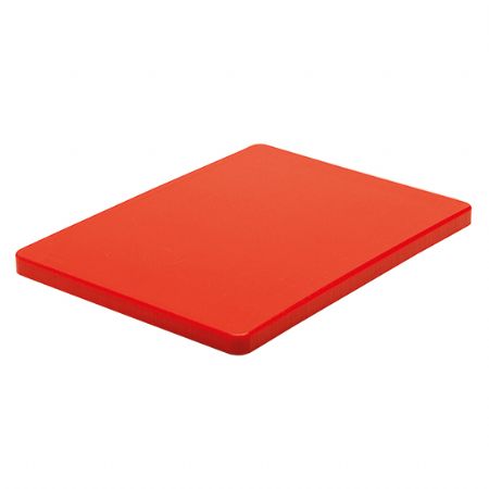 Planche  dcouper en rouge pour viande - 530x325 mm