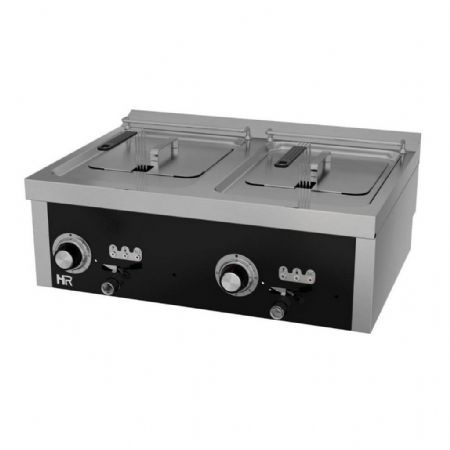 Friteuse cuisine pro profondeur 600 Triphasé 2 cuves 10+10 L 16000 kW - Hr Fainca - FD10L10L8T600S Friteuse cuisine pro profondeur 600 Triphasé 2 cuves 10+10 L 16000 kW - Hr Fainca - FD10L10L8T600S