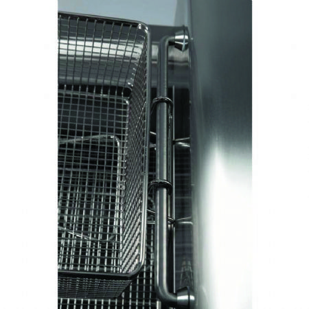 Friteuse electrique  poser triphase 16kW profondeur 600mm - 2x10L