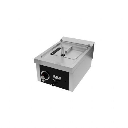 Friteuse electrique  poser monophase 8kW profondeur 600mm - 10L