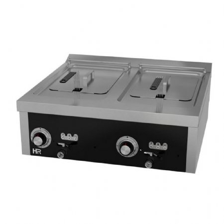 Friteuse cuisine pro profondeur 750 Triphasé 2 cuves 15 L 24 kW - Hr Fainca - FD15L15L12T750S Friteuse cuisine pro profondeur 750 Triphasé 2 cuves 15 L 24 kW - Hr Fainca - FD15L15L12T750S