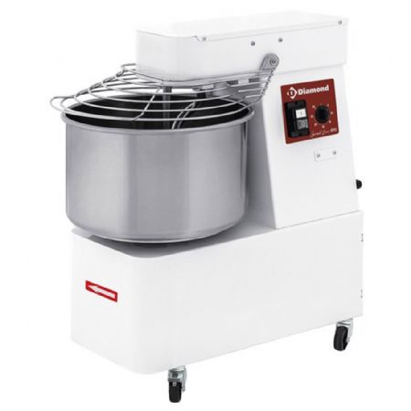 Pétrin à spirale 33 litres, minuterie, sur roues - Diamond Promo - FD33/M1-S