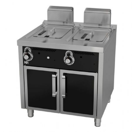 Friteuse cuisine pro profondeur 750 Monophasé 2 cuves 12+12 L 18000 kW - Hr Fainca - FDG12L12L750E Friteuse cuisine pro profondeur 750 Monophasé 2 cuves 12+12 L 18000 kW - Hr Fainca - FDG12L12L750E