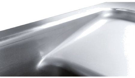 Friteuse à gaz professionnelle sur placard avec porte 1 cuve 20 litres - 14 kW - 400x930x1025 mm