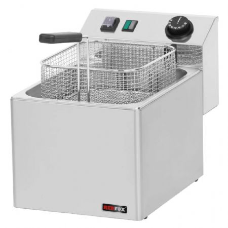 Friteuse électrique de comptoir capacité 8 L avec puissance de chauffe 3 kW