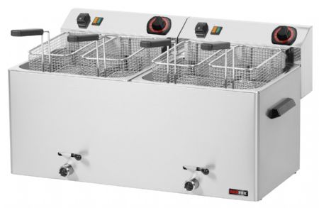 Friteuse A poser petite capacité triphasé 11 L 2 paniers - Redfox - FE 1010 TD