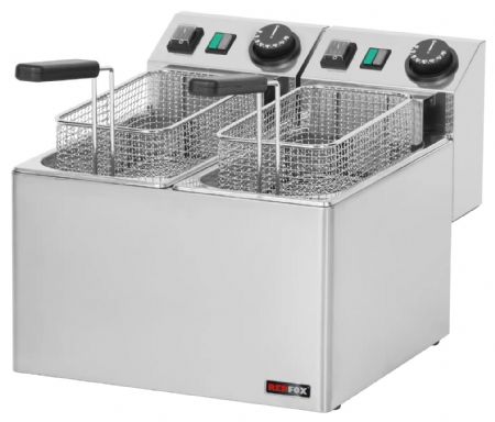 Friteuse A poser petite capacité 5 L 2 paniers - Redfox - FE 44 E