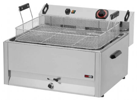 Friteuse A poser petite capacité triphasé 30 L 1 panier Sur le panneau avant - Redfox - FE 60 T