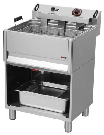 Friteuse professionnelle sur Coffre triphasé 30 L 1 panier - Redfox - FE 60 T/P Friteuse professionnelle sur Coffre triphasé 30 L 1 panier - Redfox - FE 60 T/P