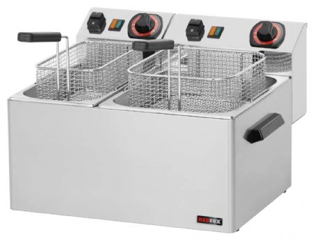 Friteuse A poser petite capacité 5 L 2 paniers - Redfox - FE 74
