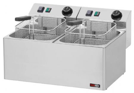 Friteuse A poser petite capacité 8 L 2 paniers - Redfox - FE 77 E