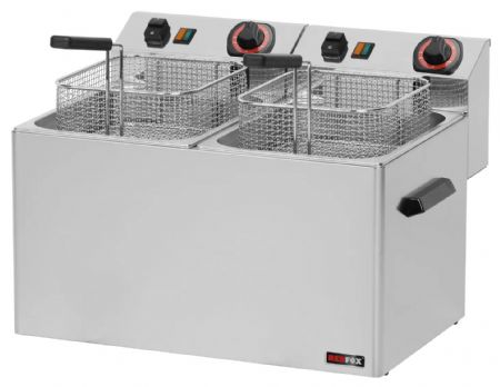 Friteuse A poser petite capacité 8 L 2 paniers - Redfox - FE 77