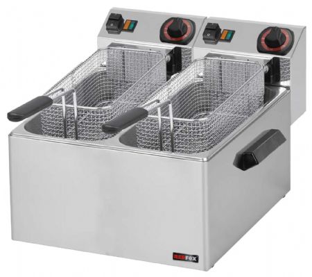 Friteuse A poser petite capacité 8 L 2 paniers - Redfox - FE 88