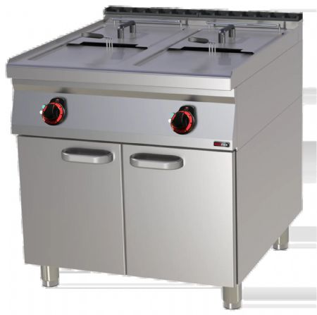 Friteuse cuisine pro profondeur 900 Triphasé 2 17 L 27.000 kW - Redfox - FE 90/80-17 E