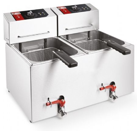 Friteuse professionnelle Triphasé 2 cuves - Sofraca - FE7L2-400V