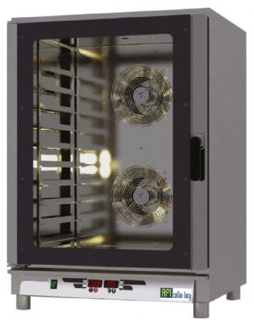 Four mixte professionnel Triphasé 10 niveaux 600x400 mm commandes digitales - Afi-Collin-Lucy - FELD10
