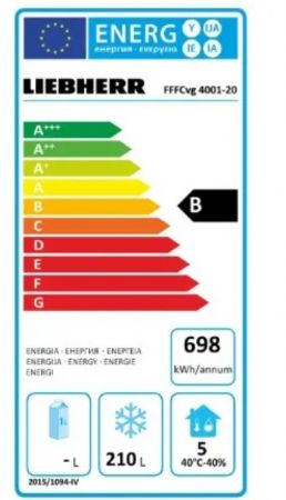 Cong�lateur vertical inox 1 porte pleine - 273L