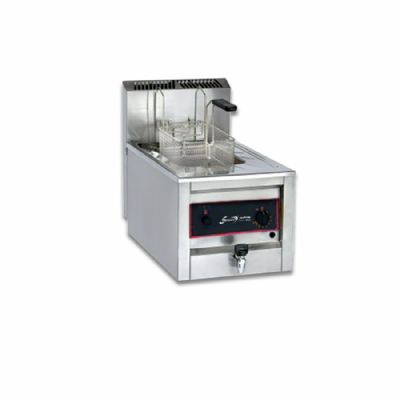 Friteuse gaz bouteille (propane/butane)  poser 1 cuve 10L - Profondeur 700mm
