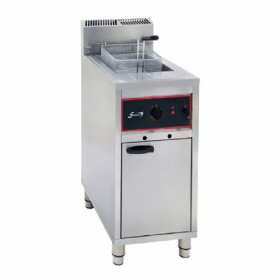 Friteuse gaz bouteille (propane/butane) sur coffre 1 cuve 16L - Profondeur 700mm