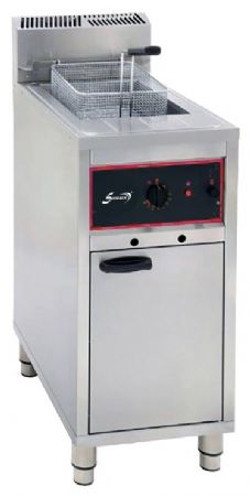 Friteuse professionnelle gaz sur coffre 16 cuve 16 litres 14 kW - Sofraca - FG16