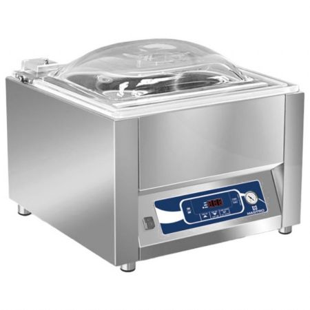 Machine Sous Vide à cloche, soudure 350 mm, 8 m³/h, 460x530x420 mm - Virtus - FGZ0049