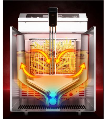 Friteuse professionnelle à induction Monophasé 8 L - Sofraca - FI8L1
