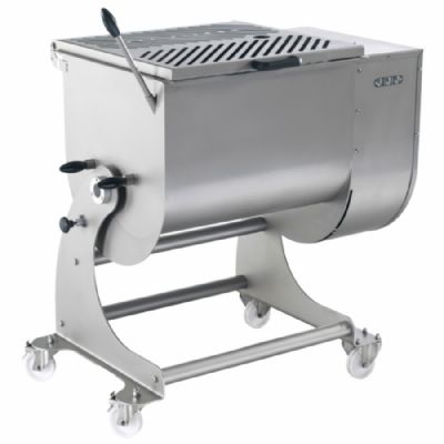 M�langeur � viande basculant sur pi�tement inox capacit� 120 kg cuve 162 L