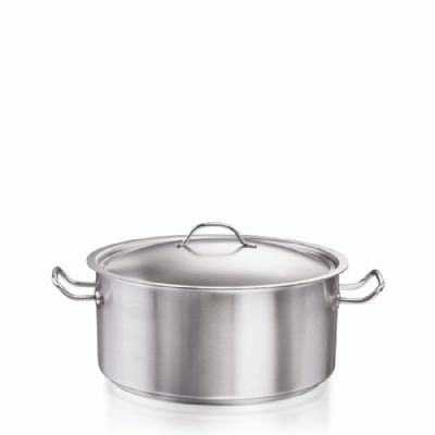 Faitout inox avec couvercle diamtre 200 mm - 4L