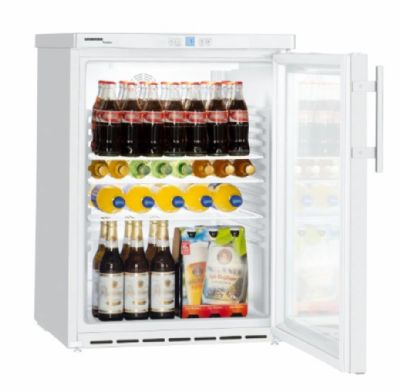 Réfrigérateur petit volume blanc 1 porte vitrée - 148L Réfrigérateur petit volume blanc 1 porte vitrée - 148L