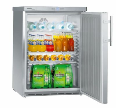 Réfrigérateur petit volume inox 1 porte pleine - 134L Réfrigérateur petit volume inox 1 porte pleine - 134L