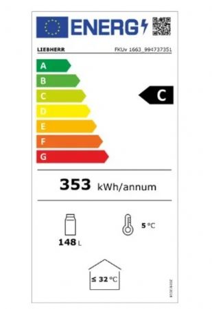 R�frig�rateur petit volume inox 1 porte vitr�e - 148L