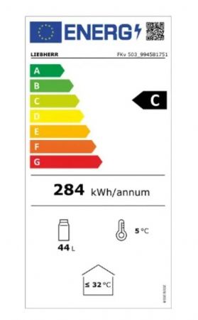 R�frig�rateur petit volume inox 1 porte vitr�e - 44L