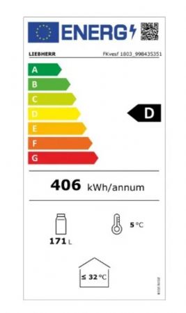 R�frig�rateur petit volume inox 1 porte vitr�e - 171L