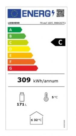 R�frig�rateur petit volume inox 1 porte pleine - 171L