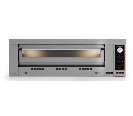 Four a pizza professionnel à gaz capacité 1 chambre 4 pizzas diametre 30 à 34 cm