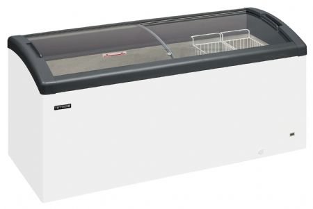 Congélateur bahut couvercle vitré de crème glacée - Tefcold - FOCUS 171