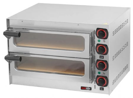Petits four à pizza pro monophasé 2 pizza 35cm - Redfox - FP 67 R Petits four à pizza pro monophasé 2 pizza 35cm - Redfox - FP 67 R