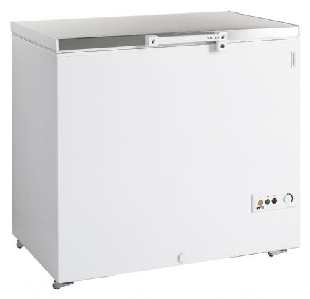 Congélateur bahut couvercle pleins de crème glacée 1 couvercle inox plein - Tefcold - FR305S SL