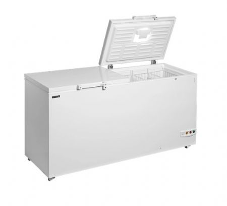 Congélateur de crème glacée avec coffre - couvercle en deux parties - 524L - Tefcold - FR606 SL