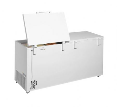 Congélateur de crème glacée avec coffre - couvercle en deux parties - 524L - Tefcold - FR606 SL