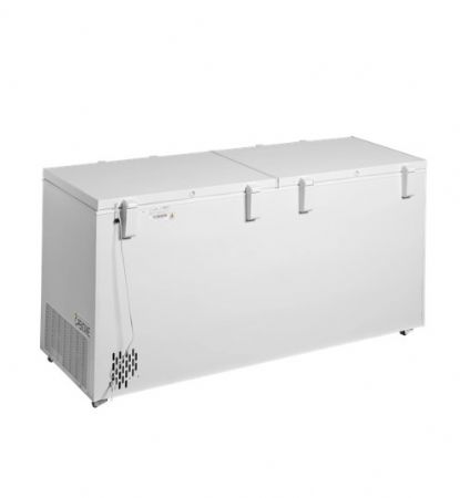 Congélateur de crème glacée avec coffre - couvercle en deux parties - 524L - Tefcold - FR606 SL