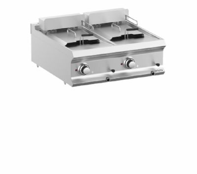 Friteuse lectrique  poser 2 cuves de 12L - Profondeur 700mm